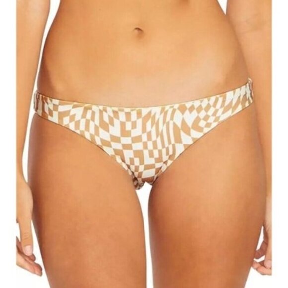 Volcom Limeade Check Her Out Reversible Hipster Bikini Bottoms Size XL NWT $48 - Picture 6 of 6